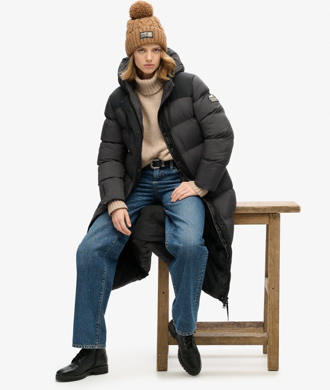 Rip-Stop Longline Puffer Coat Rip-Stop Longline Puffer Coat