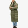 Rip-Stop Longline Puffer Coat