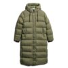 Rip-Stop Longline Puffer Coat