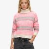Roll Neck Crop Knit Jumper
