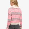 Roll Neck Crop Knit Jumper