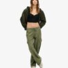 Ruched Mesh Crop Corset Top