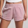 S Logo Velour Shorts
