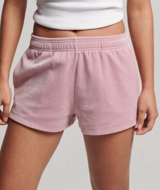 S Logo Velour Shorts