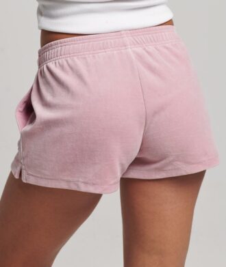 S Logo Velour Shorts