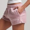 S Logo Velour Shorts