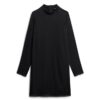 Satin Mock Neck Mini Dress Satin Mock Neck Mini Dress