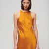 Satin Racer Midi Dress Satin Racer Midi Dress