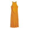 Satin Racer Midi Dress Satin Racer Midi Dress