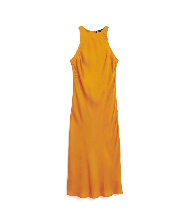 Satin Racer Midi Dress Satin Racer Midi Dress
