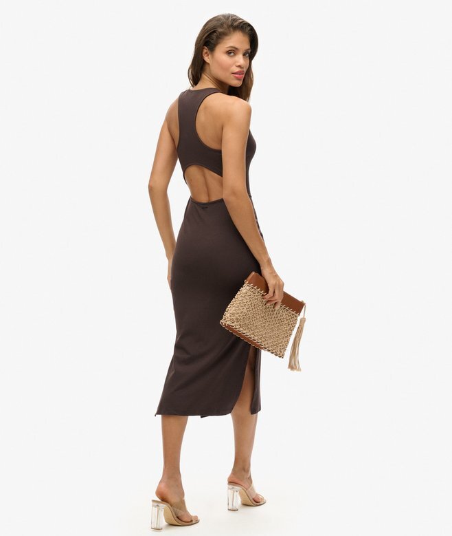 Scoop Neck Jersey Midi Dress Scoop Neck Jersey Midi Dress