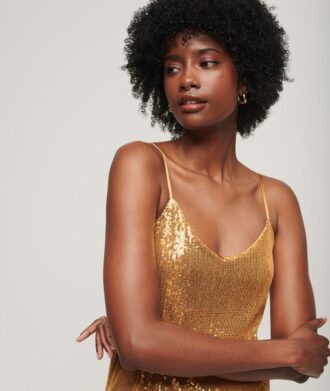 Sequin Cami Mini Dress
