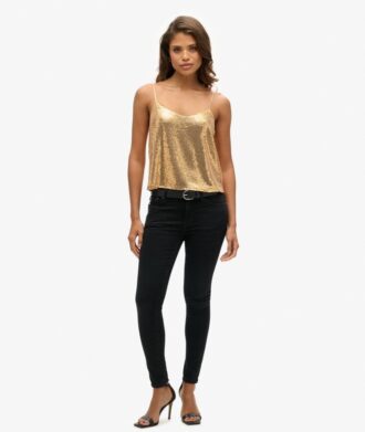 Sequin Cami Vest Top