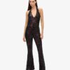 Sequin Halter Jumpsuit