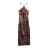 Sequin Halter Midi Dress Sequin Halter Midi Dress