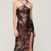 Sequin Halter Midi Dress Sequin Halter Midi Dress