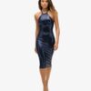 Sequin Halter Neck Midi Dress Sequin Halter Neck Midi Dress