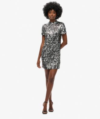 Sequin T-Shirt Mini Dress