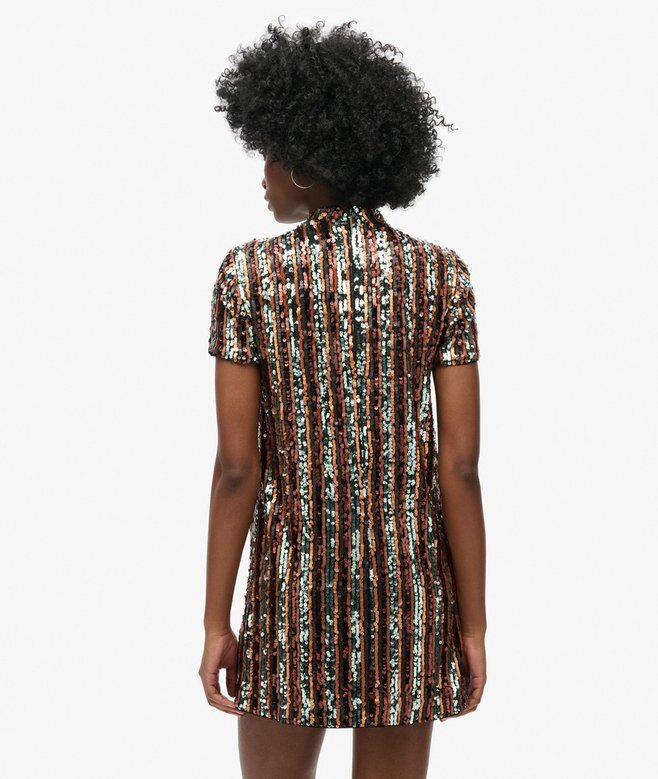 Sequin T-Shirt Mini Dress Sequin T-Shirt Mini Dress