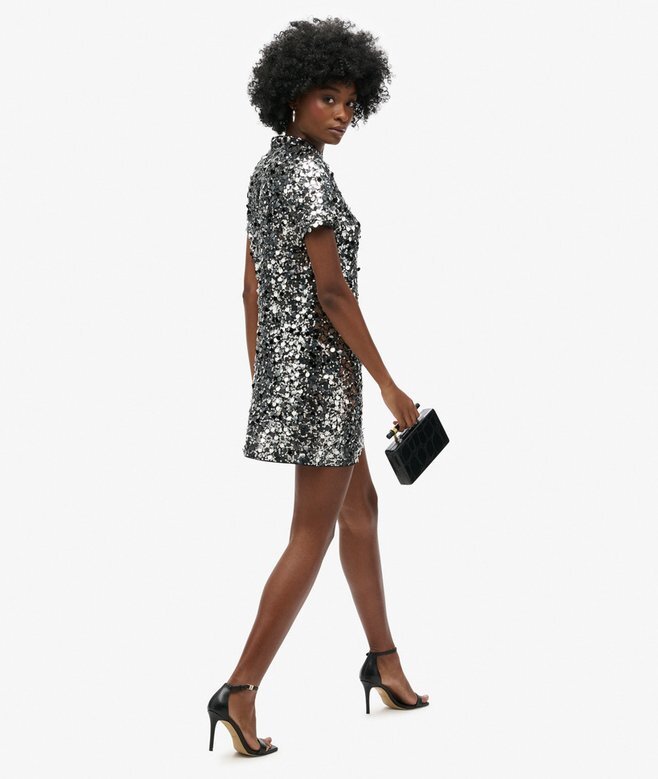 Sequin T-Shirt Mini Dress Sequin T-Shirt Mini Dress