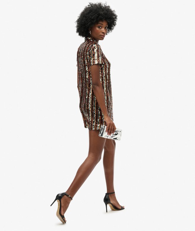 Sequin T-Shirt Mini Dress Sequin T-Shirt Mini Dress