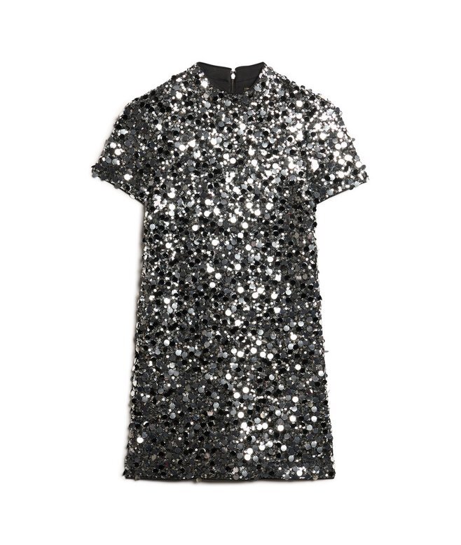 Sequin T-Shirt Mini Dress Sequin T-Shirt Mini Dress