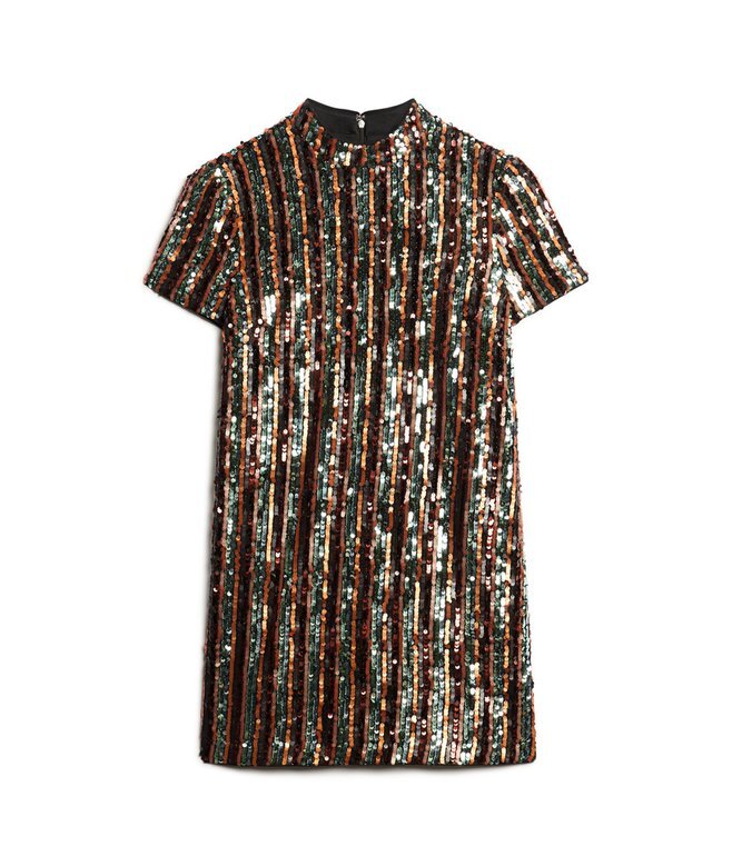 Sequin T-Shirt Mini Dress Sequin T-Shirt Mini Dress
