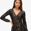 Sequin Wrap Maxi Dress Sequin Wrap Maxi Dress