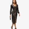 Sequin Wrap Maxi Dress Sequin Wrap Maxi Dress