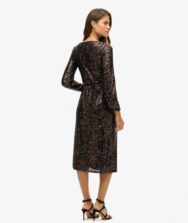 Sequin Wrap Maxi Dress Sequin Wrap Maxi Dress