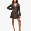 Sequin Wrap Mini Dress Sequin Wrap Mini Dress