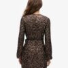 Sequin Wrap Mini Dress Sequin Wrap Mini Dress