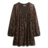 Sequin Wrap Mini Dress Sequin Wrap Mini Dress