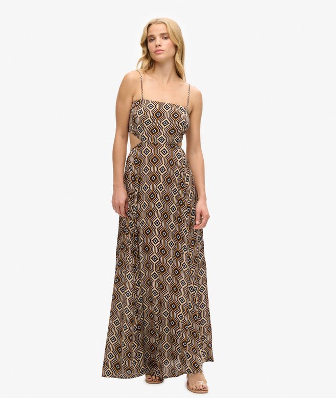 Sheered Back Maxi Dress Sheered Back Maxi Dress