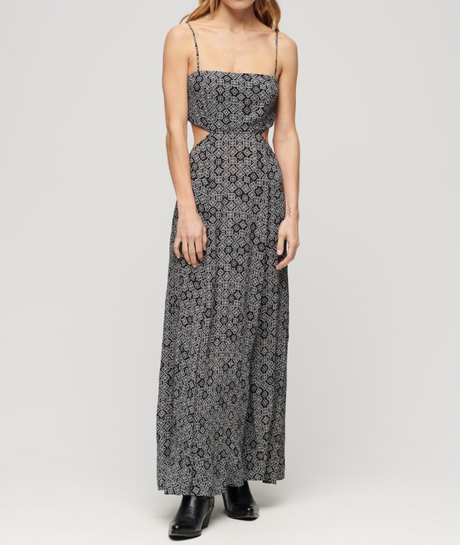 Sheered Back Maxi Dress Sheered Back Maxi Dress