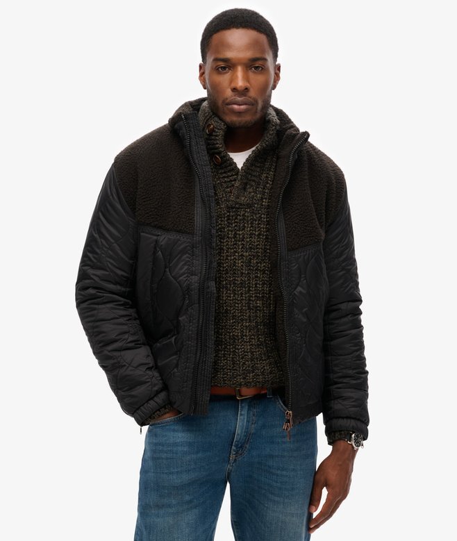 Sherpa Quilted Hybrid Jacket Sherpa Quilted Hybrid Jacket