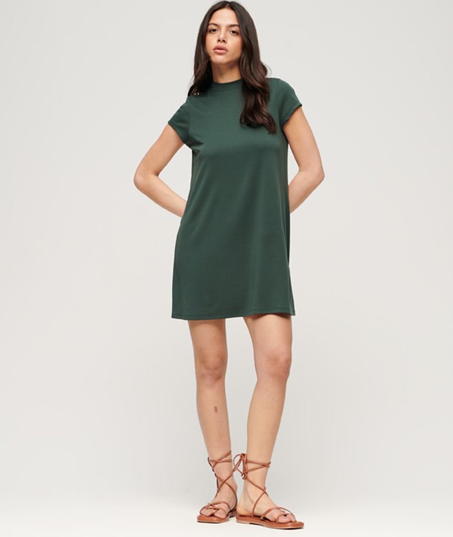 Short Sleeve A-Line Mini Dress Short Sleeve A-Line Mini Dress