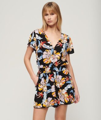 Short Sleeve Beach Playsuit