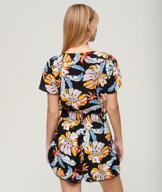 Short Sleeve Beach Playsuit