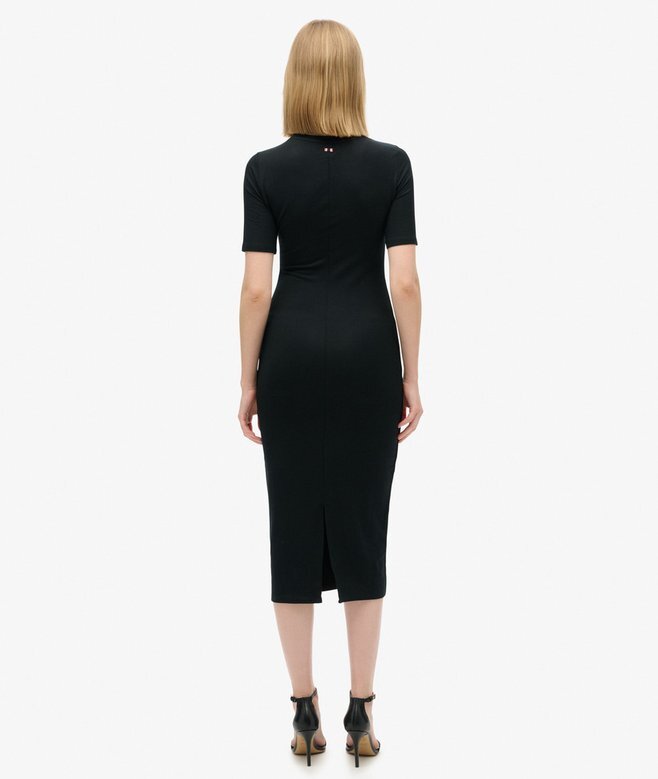 Short Sleeve Midi Jersey Dress Short Sleeve Midi Jersey Dress