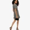 Short Sleeve Printed Mini Wrap Dress Short Sleeve Printed Mini Wrap Dress