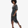 Short Sleeve Sheer Midi Dress Short Sleeve Sheer Midi Dress