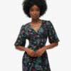 Short Sleeve Sheer Midi Dress Short Sleeve Sheer Midi Dress