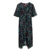 Short Sleeve Sheer Midi Dress Short Sleeve Sheer Midi Dress