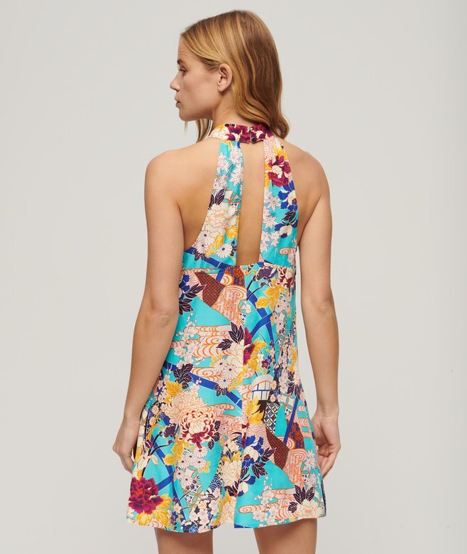 Sleeveless Printed Mini Dress Sleeveless Printed Mini Dress