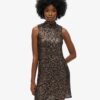 Sleeveless Sequin a Line Mini Dress Sleeveless Sequin a Line Mini Dress