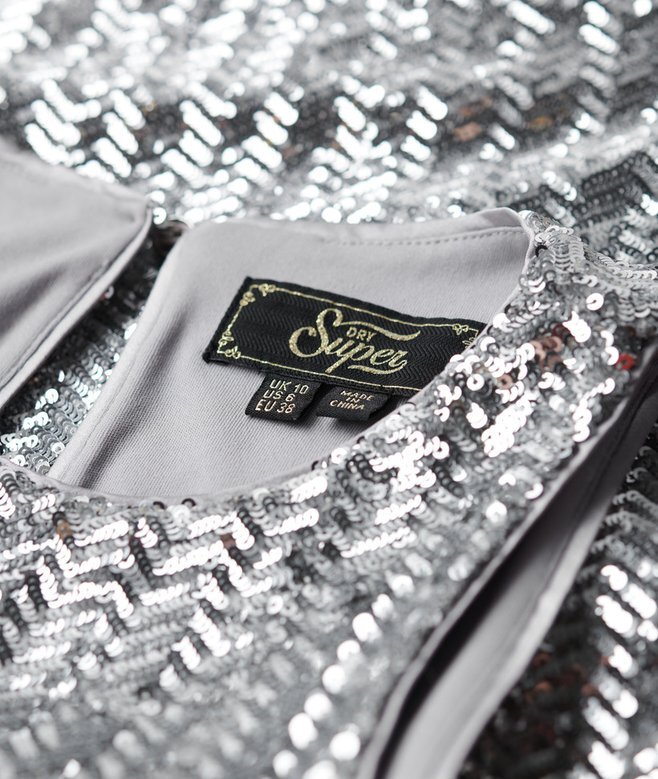 Sleeveless Sequin Racer Top Sleeveless Sequin Racer Top