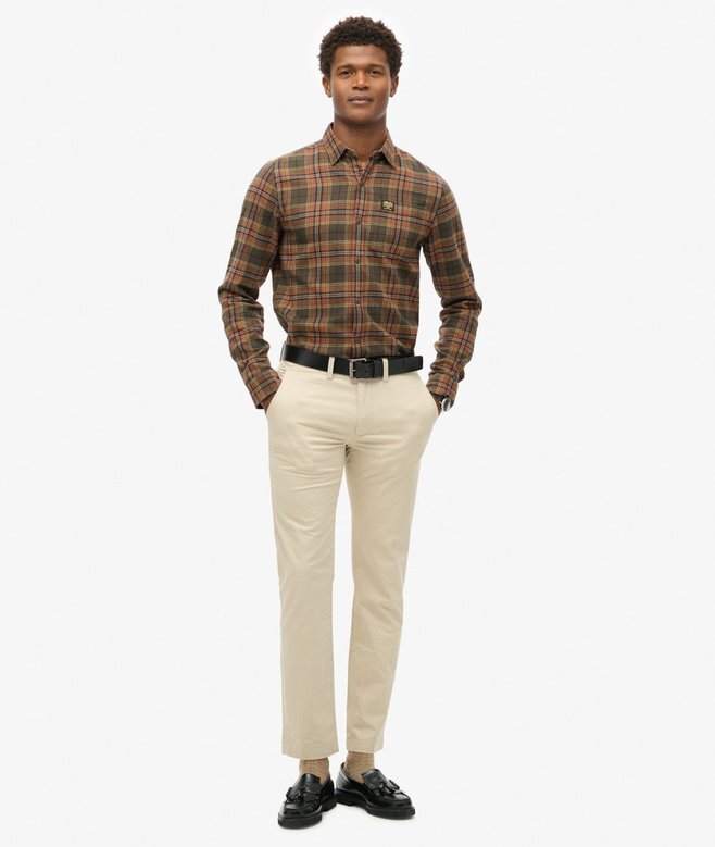 Slim Tapered Stretch Chino Trousers Slim Tapered Stretch Chino Trousers