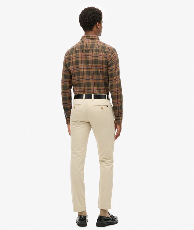 Slim Tapered Stretch Chino Trousers Slim Tapered Stretch Chino Trousers