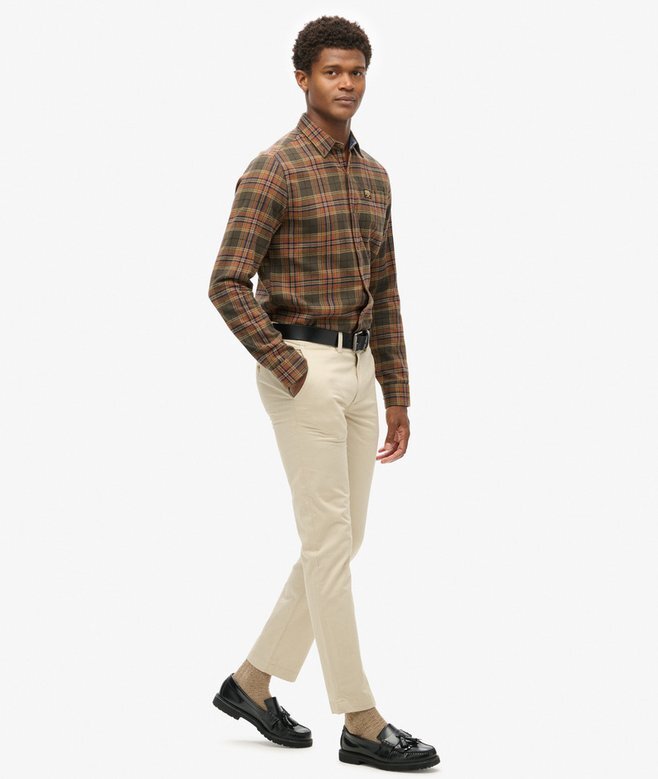 Slim Tapered Stretch Chino Trousers Slim Tapered Stretch Chino Trousers
